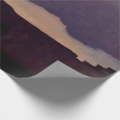 メイナード・ディクソンによる「午後遅く」西洋美術 ラッピングペーパー (角)