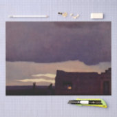 メイナード・ディクソンによる「午後遅く」西洋美術 薄葉紙 (クラフト)