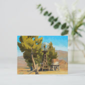 メイナード・ディクソンのネバダ州カーソン、ランチ・ウィンドミル ポストカード (スタンド正面)