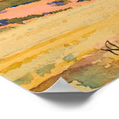 メイナード・ディクソンのユタ州山・カルメルの眺め ポスター (角)