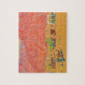 メイナード・ディクソンの町と崖 ジグソーパズル (縦)