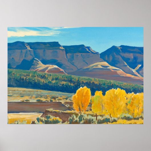 メイナード・ディクソンの穏やかな朝 ポスター (正面)