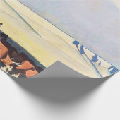 メイナード・ディクソンの「オープン・レンジ」西洋美術 ラッピングペーパー (角)