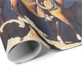 メイナード・ディクソンの「オープン・レンジ」西洋美術 ラッピングペーパー (ロールコーナー)