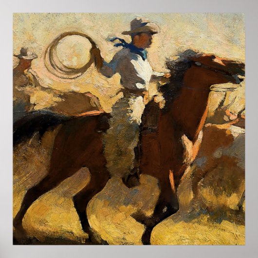 メイナード・ディクソンの「ドラッグをフォギングする」 ポスター (正面)