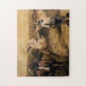 メイナード・ディクソンの『ローピン・パロミノ』 ジグソーパズル (縦)