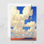 メイナード・ディクソン著「クラウド・ワールド」 ポストカード (正面/裏面)