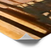 メイナード・ディクソン著「セメント製ボルダーダムの流れ」 ポスター (角)