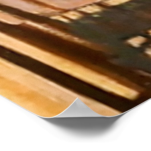 メイナード・ディクソン著「セメント製ボルダーダムの流れ」 ポスター (角)