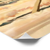 メイナード・ディクソン著「ネバダ・ヒルズ」 ポスター (コーナー)