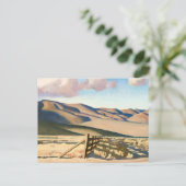 メイナード・ディクソン著「ネバダ・ヒルズ」 ポストカード (スタンド正面)