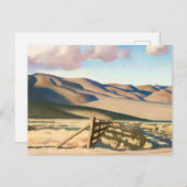 メイナード・ディクソン著「ネバダ・ヒルズ」 ポストカード (正面/裏面)