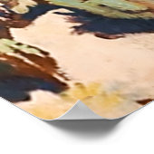 メイナード・ディクソン著「ワイルドホースカントリー」 ポスター (角)