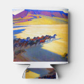 メイナード・ディクソン野生馬 缶クーラー (裏面)