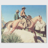 メイナード・ディクソン『カウカントリー』 ラッピングペーパー (フラット)