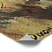 メイナード・ディクソン『カウボーイと荷馬』 ポスター (角)