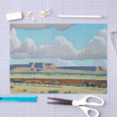 メイナード·ディクソン『ナバホの荒地』 薄葉紙 (クラフト)