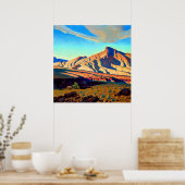 メイナード・ディクソン『砂漠のネズミの故郷』 ポスター (キッチン)