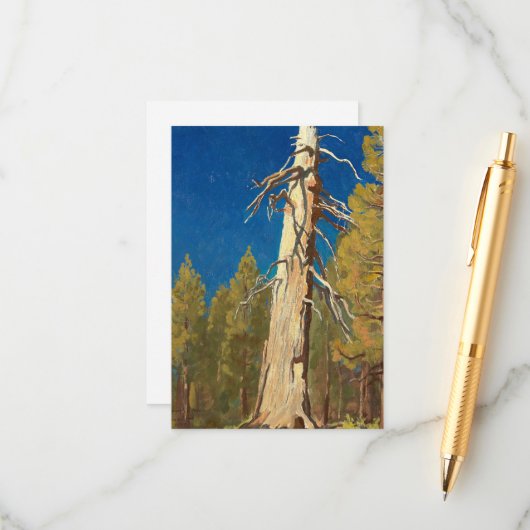 メイナード・ディクソン「落ち葉」 エンクロージャーカード (正面/裏面インサイチュ)