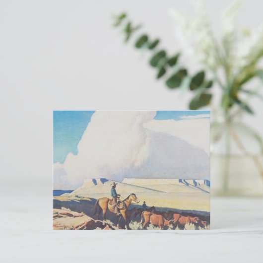 メイナードDixonオープン範囲クラシック西ランドスケープ ポストカード (スタンド正面)