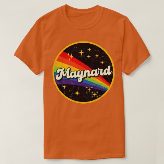 メイナードRainbowインスペースヴィンテージグランゲスタイル Tシャツ (デザイン正面)