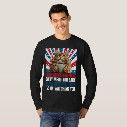 メイヌクーンあなたが作るすべてのスナックおもしろいC Tシャツ (正面フル)