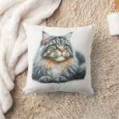 メイヌクーンキャットラブinウォーター クッション (ブランケット)