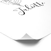 メイパーソナライズされたリリー・オブ・ザ・バレー誕生花 フォトプリント            (角)