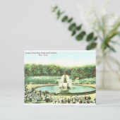 メイパーティー、セントラルパーク、NYCヴィンテージ ポストカード (スタンド正面)