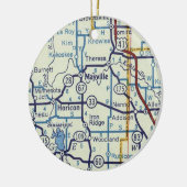 メイビルWIヴィンテージマップ セラミックオーナメント (左)
