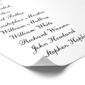 メイフラワーコンパクトに署名 ポスター (角)