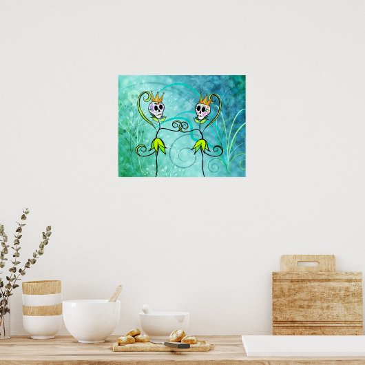 メイフラワーズシュガースカルポスター/プリント ポスター (キッチン)