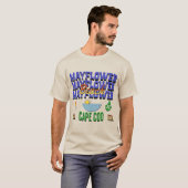 メイフラワービーチケープコッド Tシャツ (正面フル)