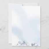 メイフラワーブルー結婚式招待状 招待状 (裏面)