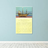 メイフラワーモデル キャンバスプリント (インサイチュ (ウッドフロア))