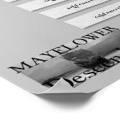 メイフラワーライン – エリザベス・フィッシャー・スティーブン・ホプキンス ポスター (角)