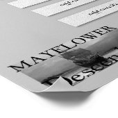 メイフラワーライン – John Alden & Priscilla Mullins ポスター (角)