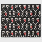 メイフラワー大尉の片手旗 ラッピングペーパー (フラット)