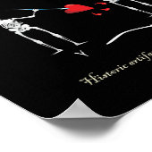 メイフラワー大尉の黒ひげ旗 ポスター (角)