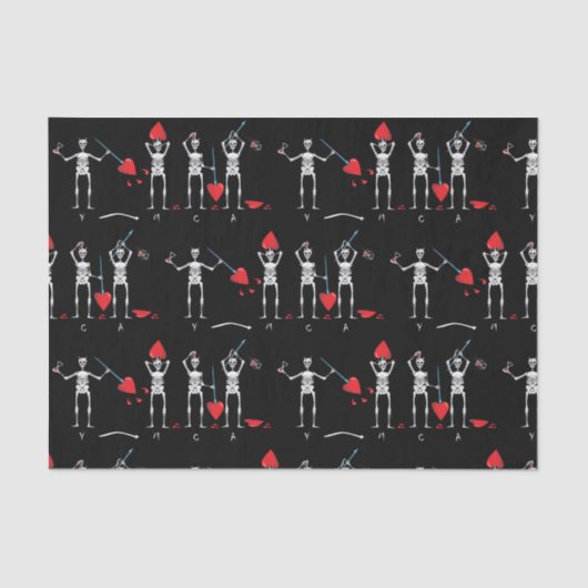 メイフラワー大尉の黒ひげ旗 薄葉紙 (正面)