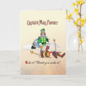 メイフラワー船長のラム酒の日記。 カード (黄色い花)