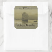 メイフラワー蔵書票 スクエアシール (バッグ)