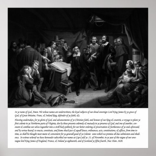 メイフラワー – コンパクトの署名 ポスター (正面)