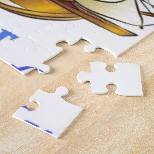 メイフラワー・ディスカンダント航海船記念日 ジグソーパズル (側面)