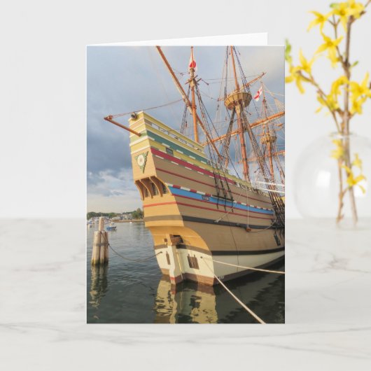 メイフラワーIIアット州ピア カード (黄色い花)