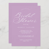 メイブグレイブライダルシャワー招待 招待状 (正面/裏面)