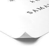 メイブピンクローズフローラサイドではなくシートを選ぶ ポスター (角)