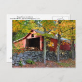 メイプルシュガーハウスin秋 ポストカード (正面/裏面)