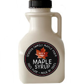 メイプルシロップ製品ラベル100%純木製 ラウンドシール