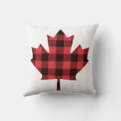メイプルリーフバッファロープレイドチェック クッション (裏面)